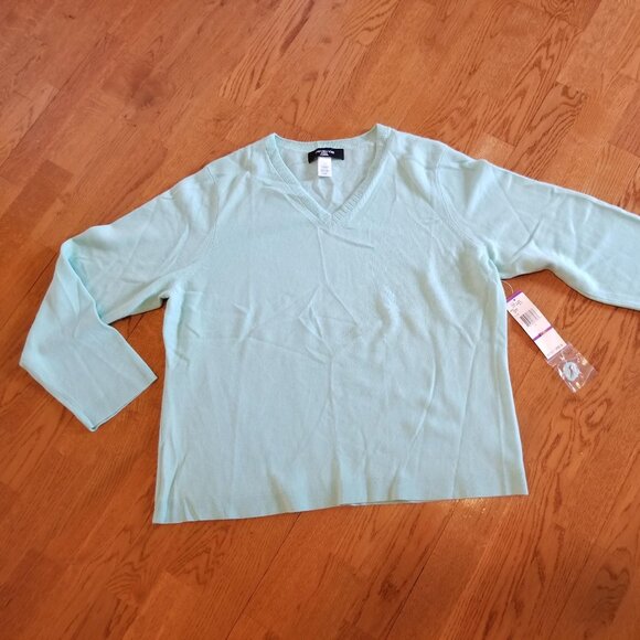 100% Cashmere Sweater - Jones New York, New with tags - Picture 1 of 12